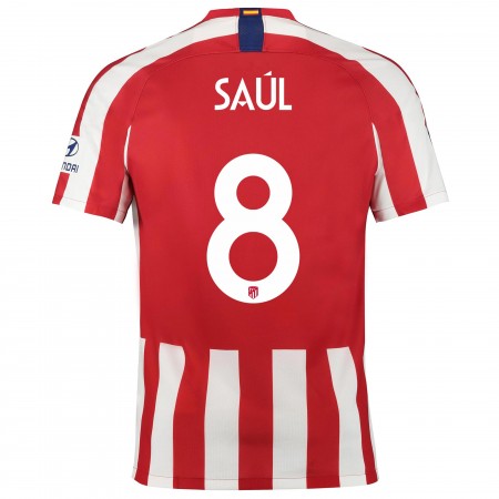 Maillot de Foot Atlético Madrid Saul 8 Domicile 2019/2020 Maillot de Foot Atlético Madrid Saul 8 Domicile 2019/2020